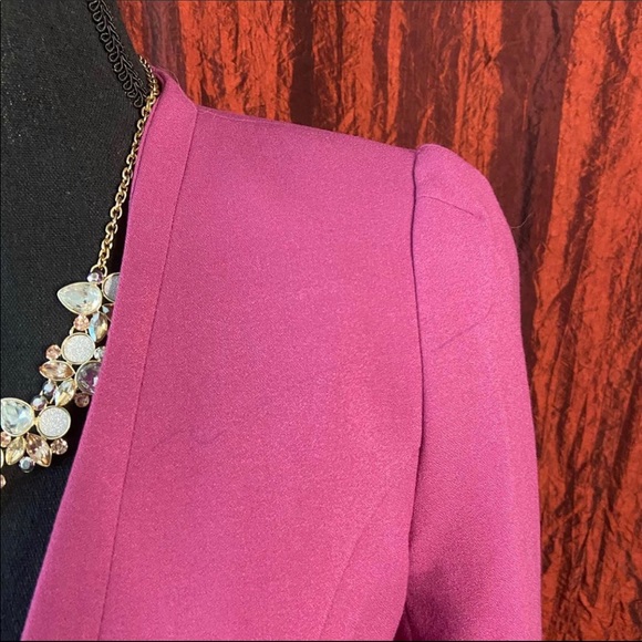 Fuchsia pink dressy blazer - Picture 2 of 3